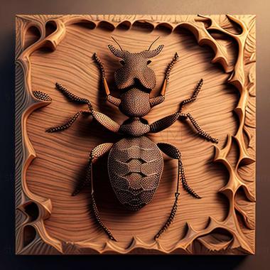 3D модель Pheidole alpestris (STL)